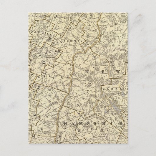 ニューハンプシャー・バーモント ポストカード (正面)