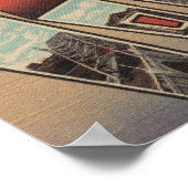 ニューハンプシャー,マンチェスター – ラージレターシーン ポスター (角)