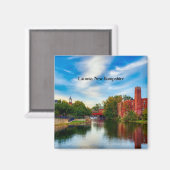 ニューハンプシャー，ラコニア マグネット (正面/裏面)