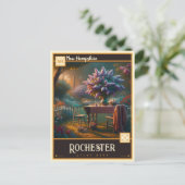 ニューハンプシャー・ロチェスター |ヴィンテージ ポストカード (スタンド正面)