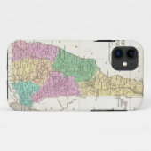 ニューハンプシャー(1827年)のヴィンテージの地図 Case-Mate iPhoneケース (裏面(横))
