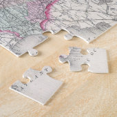 ニューハンプシャー(1855年)のヴィンテージの地図 ジグソーパズル (側面)