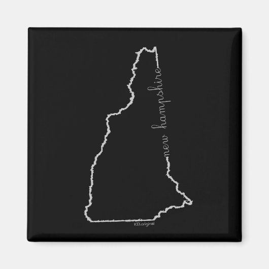 ニューハンプシャーHOMEマグネット マグネット (正面)