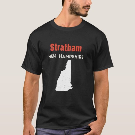 ニューハンプシャーUSA州アメリカトラベルストラタム Tシャツ (正面)