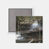 ニューハンプシャーUSA州土産冷蔵庫用マグネット マグネット (正面/裏面)