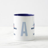 ニューハンプシャーUSA 1788ブルースターパーソナライズドマグカップ マグカップ (中央)