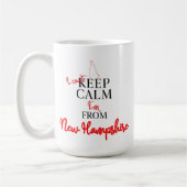 ニューハンプシ保ャーから来たのは落ち着かない コーヒーマグカップ (左)