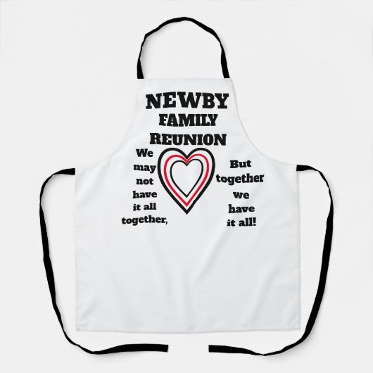 ニューバイファミリー懇親会 エプロン (正面)