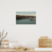 ニューバラ, NY – ハドソン川のウォーターフロントビュー ポスター (キッチン)