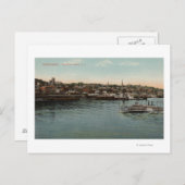 ニューバラ, NY – ハドソン川のウォーターフロントビュー ポストカード (正面/裏面)