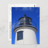ニューバリーポートプラムアイランドライトハウスタワー ポストカード (正面/裏面)