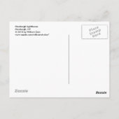 ニューバーグライトハウス ポストカード (裏面)