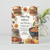 ニューバーベスタコシェフスープポトラックパーティー30歳 招待状 (スタンド正面)