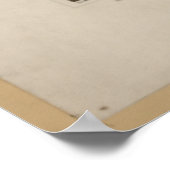 ニューバーンノースカロライナ1864アンティークパノラママップ ポスター (角)