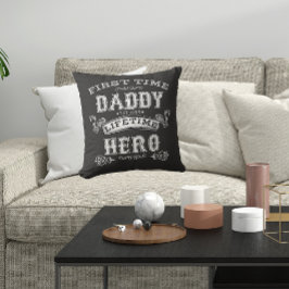 ニューパパ初めてダディーライフタイムヒーロー クッション