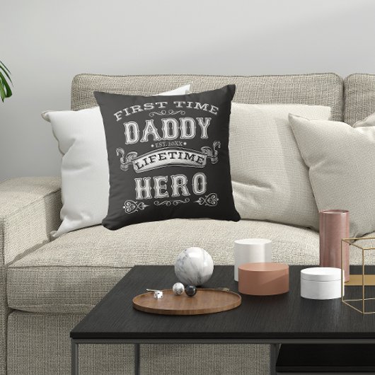 ニューパパ初めてダディーライフタイムヒーロー クッション