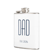 ニューパパ父の日のミニマルシンプルリスト フラスク (左)