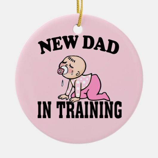ニューパパ・ガール セラミックオーナメント (正面)