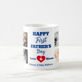 ニューパパ |写真のコラージュ コーヒーマグカップ