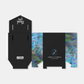 ニューパーソナライズされたジーランドの地図ポーアの好意ボックス フェイバーボックス (折り畳みなし)