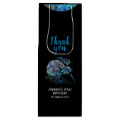 ニューパーソナライズされたジーランドキウイパウアワイン抱き枕 ワインギフトバッグ (正面)