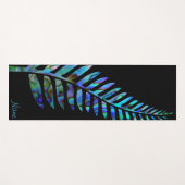 ニューパーソナライズされたジーランドファーンパウアヨガマット ヨガマット (正面(横))