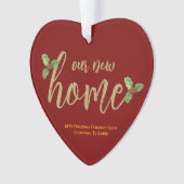 ニューパーソナライズされたホームオーナメント – アクリルキープサケ オーナメント (正面)