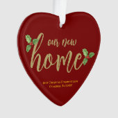 ニューパーソナライズされたホームオーナメント – アクリルキープサケ オーナメント (正面)