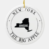 ニューパーソナライズされたヨークオーナメント セラミックオーナメント (裏面)