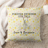 ニューパーソナライズされたヨークスカイライン水玉模様パターン クッション (ブランケット)