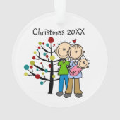 ニューパープルオブアベビーガールホリデイオーナメント オーナメント (裏面)