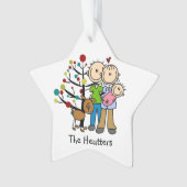 ニューパープルベビーガールドッグホリデイオーナメント オーナメント (正面)