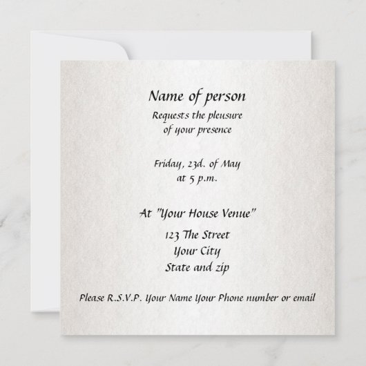 ニューパープル人気がある招待状船 招待状 (裏面)