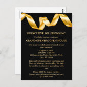 ニュービジネスオープンハウス招待状 ポストカード (正面/裏面)