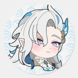 ニュービレットステッカーチビ（小さくかわいく書いた感じ） ラウンドシール