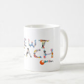 ニュービーチ公式ニュームグ™コーヒーマグ コーヒーマグカップ (正面右)