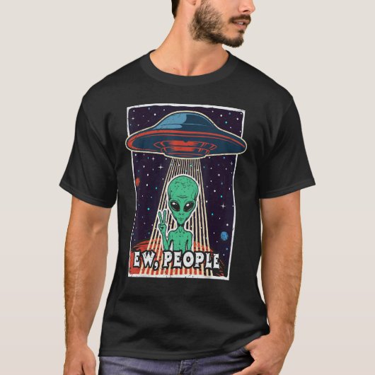 ニューピープルウフォエイリアン Tシャツ (正面)