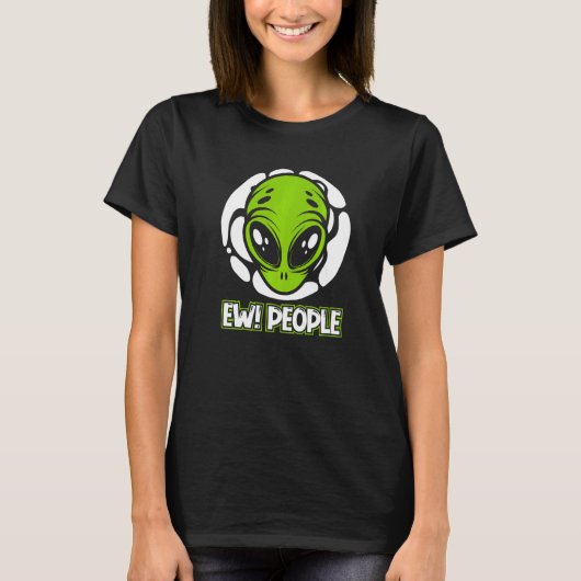 ニューピープルユーフォ陰謀エイリアン Tシャツ (正面)