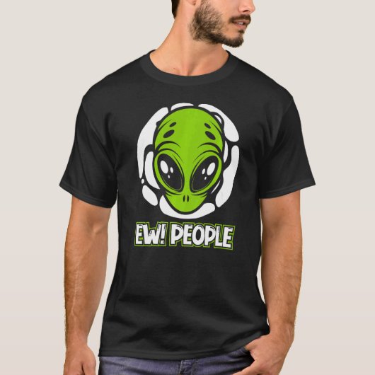 ニューピープルユーフォ陰謀エイリアン Tシャツ (正面)