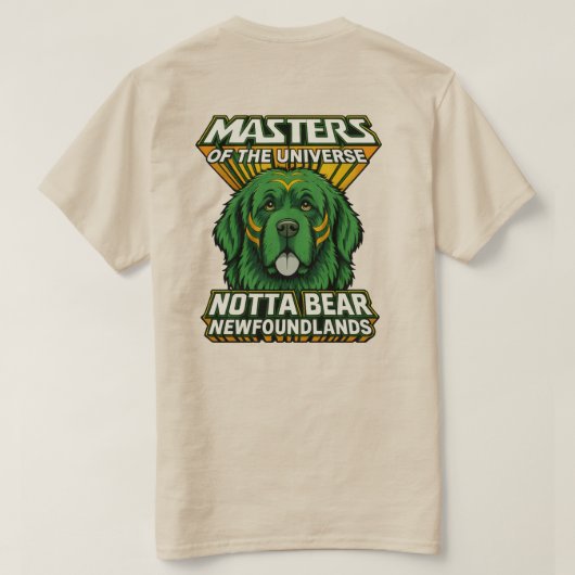 ニューファイバースの覇者 Tシャツ (デザイン裏面)