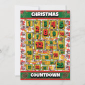 ニューファウンドッグカウントダウンクリスマスアドベントカレンダー シーズンカード (正面)