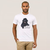 ニューファウンドランドだめにされた犬 Tシャツ (正面フル)