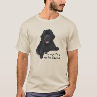 ニューファウンドランドだめにされた犬 Tシャツ