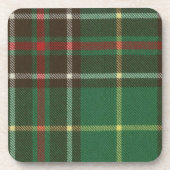 ニューファウンドランドのタータンチェックのコルクのコースター6パック コースター (正面)