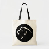 ニューファウンドランドのトートバックオーガニックな犬の買い物袋 トートバッグ (正面)