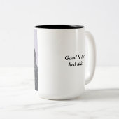 ニューファウンドランドのマグ ツートーンマグカップ (正面右)