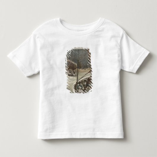 ニューファウンドランドの漁師 トドラーTシャツ (正面)