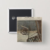 ニューファウンドランドの漁師 缶バッジ (正面&裏面)