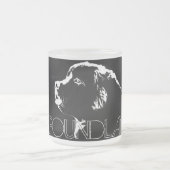 ニューファウンドランドドッグビールマグニュカッコいいーファンドランドグラス フロストグラスマグカップ (中央)