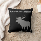 ニューファウンドランド及びラブラドール クッション (ブランケット)